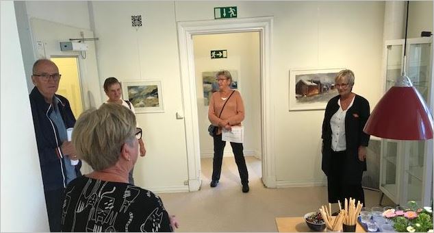 Tina Skiölds vernissage välbesökt